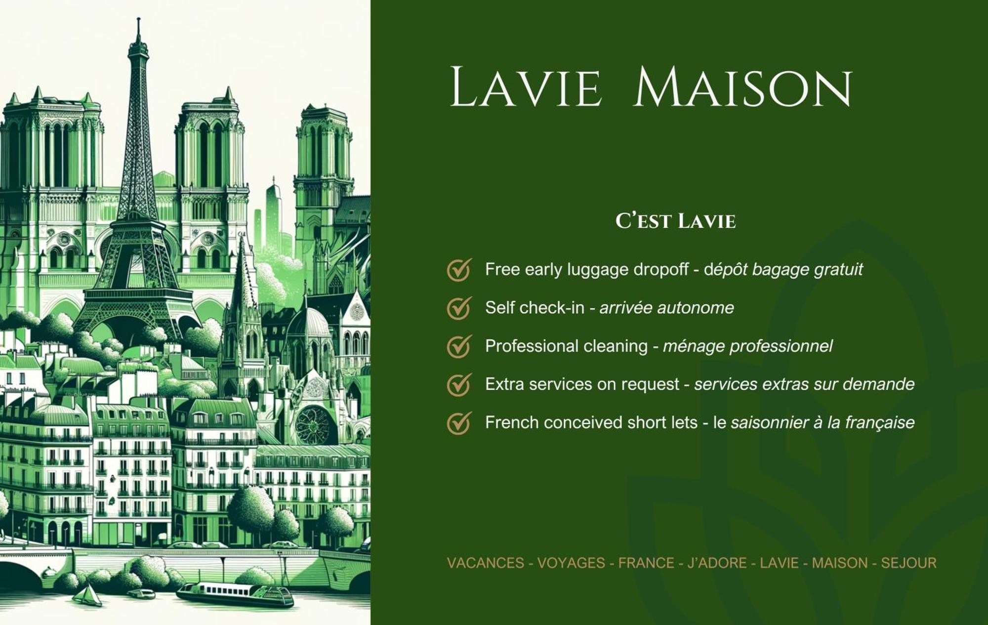 Lavie Maison - Comfortable Studio Near The Marais 파리 외부 사진